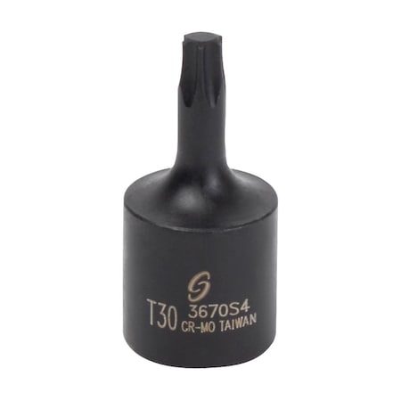 Sunex 3/8 in Drive T30 Star Impact Socket 3670S4