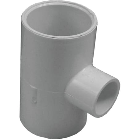 Genova LASCO 401166BC Reducing Pipe Tee, 114 x 12 in, Slip, PVC, SCH 40 Schedule 401166-BC