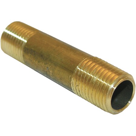 Westlake Pipe & Fittings 1/4''x2'' Brass Nipple 17-9355