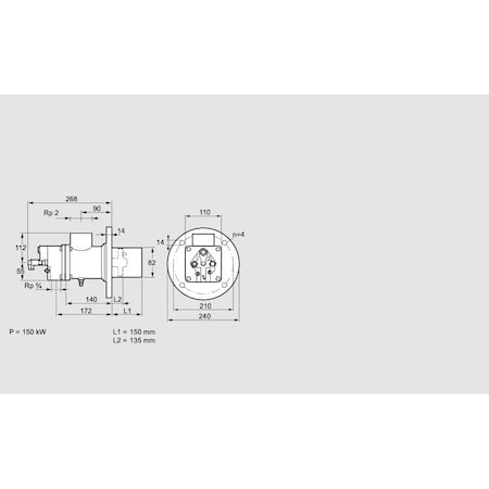 Honeywell BRNR, GAS, BIO 80RB 150/135 6 E, INSTALL I KS84021027