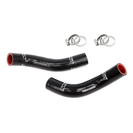 Hps Performance High Temp Reinforced Silicone Breather BOV Hose Kit, Black,  57-2045-BLK