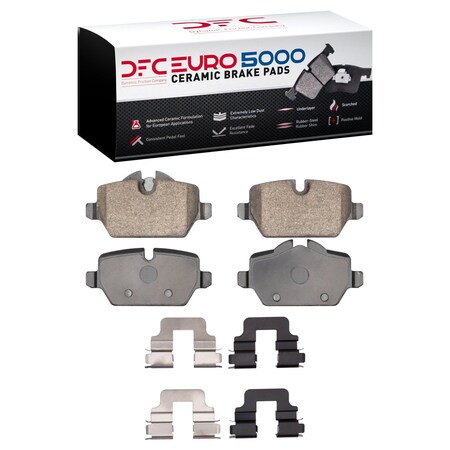 Dfc 5000 Euro Ceramic Disc Brake Pad Set,  1600-1226-01