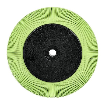 Scotch-Brite Radial Bristle Brush, SS, Gray, 3 in dia. 7100375404