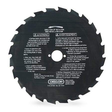 Oregon Clearing Saw Blade Grass & Brush Cutter, MAXI, 24-Tooth 41-937