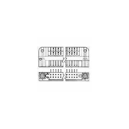Te Connectivity 2 ROW BOX PIN 120 POS R/A 1-531719-2