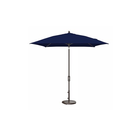 Treasure Garden 7.5 ft Square Patio Umbella, aluminum, fiberglass ribs, outdoor, Navy UM847SQ-00 5439 Navy