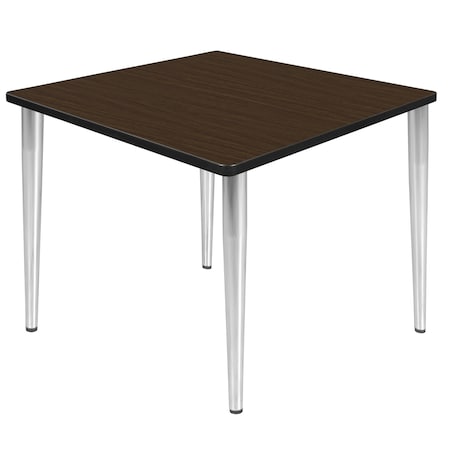 Regency Square Kahlo Breakroom Table, 42 in W, 42 in L, Neo Walnut TPL4242NWCM