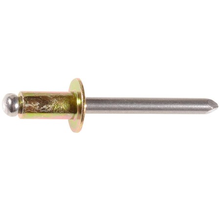 Auveco Special Rivet Ford 1/4in Diameter 1/2in Flange Diameter, 25PK 12654