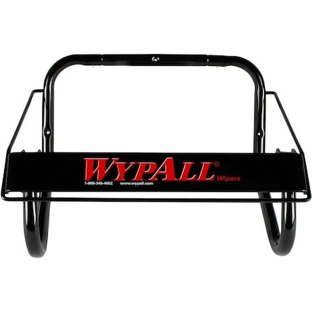 Wypall Wall Mounted Dispenser for WypAll and Kimtech Wipes (80579), Black, Jumbo Roll, 16.8" x 10.8"x 8.8" 80579