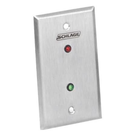 Schlage Electronics Allegion Exit Door Alarm - 24 V DC - 70 dB - Gang Box Mount - Stainless Steel 800A