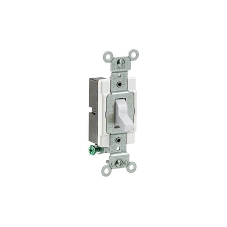 Leviton Toggle Single-Pole, 15 Amp CS115-2W