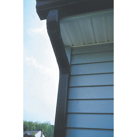 Spectra Metals 2''x3'' Brown Aluminum Downspout 3DP10RTB