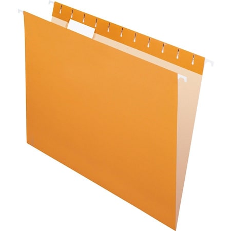 Pendaflex FILE, HANG, LTR, 1/5, TAB, OR, 25PK 81607