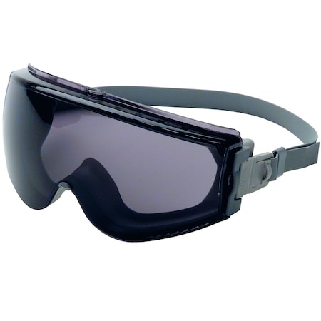 Uvex Indirect Vent Goggle w/Gray Body, Gray Lens and Hydroshield Anti-Fog coating, Neoprene Strap S3961HS