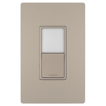 Legrand Wall Switch, Rocker, 15 A, Silver NTL873NICC6