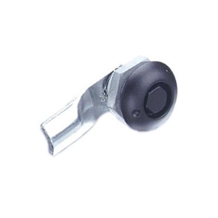 Southco Quarter-Turn Cam Latch, Bellcore 216, 10mm .39 in Grip, Not Sealed Zinc Alloy, Powder Coat E5-1-135-060