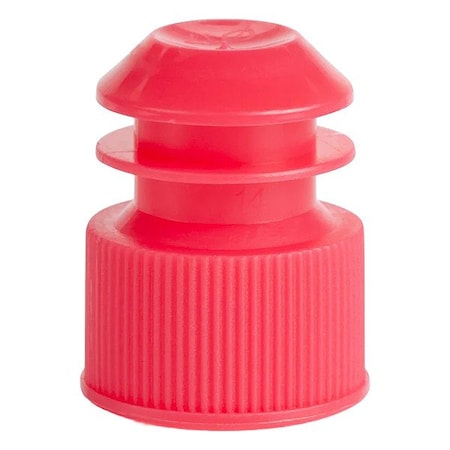Globe Scientific Lab Bottle Caps, Red, 17 mm Dia, PK1000 6263R
