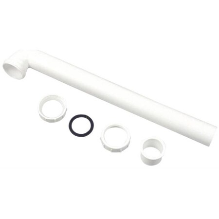 Templeton Slip Joint Waste Arm White 1.5 x 15 in. Plastic TE3677802