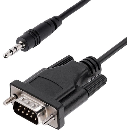 Startech.Com 3FT/1M MALE DB9 TO 3.5 MM SERIAL CONTROL CABLE CONFIGURE SERIAL DEVICES WITH A 3 9M351M-RS232-CABLE
