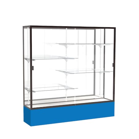 Ghent Spirit Floor Display Case 72x72x16, Mirror, Bronze 376MB-BZ-RY
