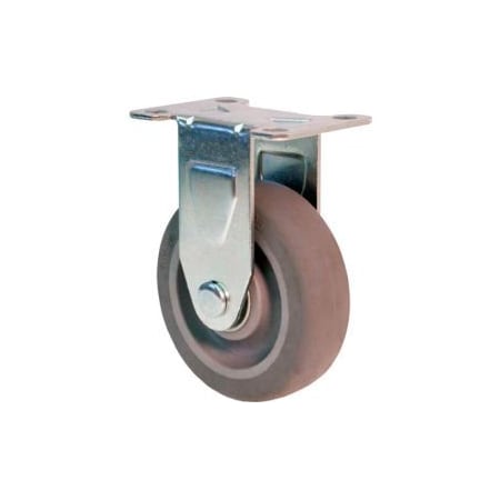 Rwm Casters 27 Series VersaTrac 5in TPR Wheel Rigid Caster - 27-RPB-0512-R