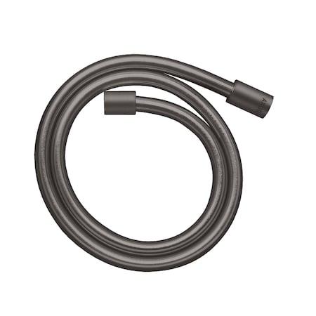 Axor ShowerSolutions Techniflex Hose with Cylindrical Nut, 49" in Brushed Black Chrome 28282340