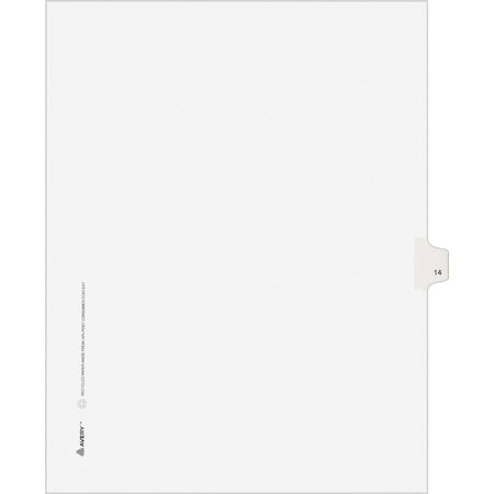 Avery Dividers, Index, Sidetab, 14 25PK AVE11924