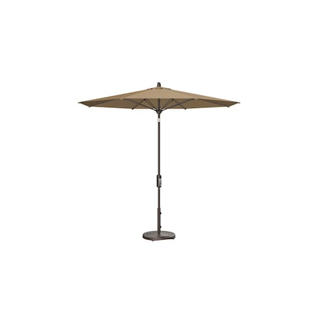 Treasure Garden 9 ft Patio Umbella, aluminum, fiberglass ribs, outdoor, Heather Beige UM840-00 5476 Heather Beige