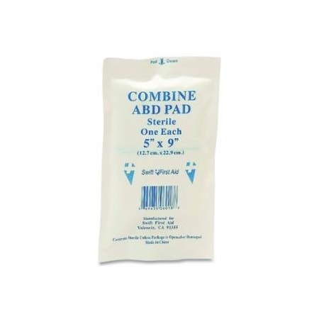 North ABD Combine Pad, 5 in W, 9 in L, Gauze 714-065590