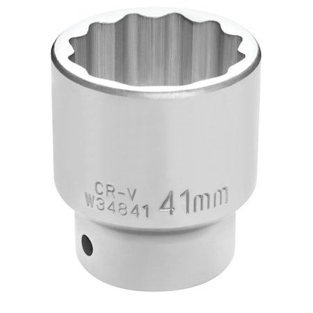 Performance Tool 3/4 In Dr. 12 Pt Socket 41Mm Socket 12Pt 41M, W34841 W34841