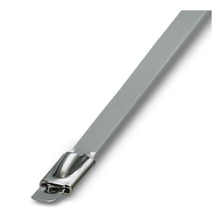 Phoenix Contact Cable Tie, 259 mm L, Silver, 304 Stainless Steel, 1335 N Strength 3240814