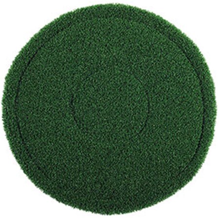 Americo Mfg 13 in. Green Scrub Brush Alternative Scrubbing Pad - 4 Per Case, 4PK 261880TS