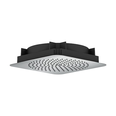 Axor Citterio C Showerhead 270 Square 1-Jet Flush Ceiling, 2.5 GPM in Chrome 28795001