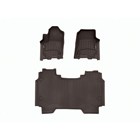 Weathertech Cocoa, Front and Rear Floorliners 4718771-4714282