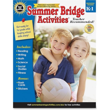 Carson Dellosa Summer Bridge Activities® Workbook, Grade K-1, Paperback 704696