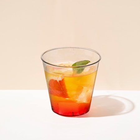 Smarty Had A Party 1 oz. Clear Plastic Shot Glasses (2500 Glasses), 2500PK 6950-CASE