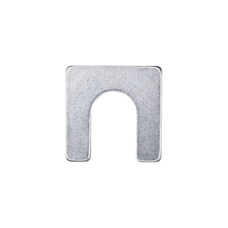 Auveco Shim 1/16in Thick 1 1/8in x 1 1/8in with 1/2in Slot, 50PK 5076