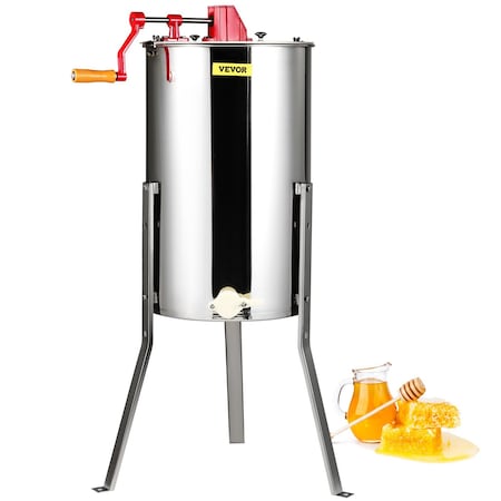 Vevor Manual Honey Extractor Beekeeping Equipment 3 Frames Stainless Steel SD-3