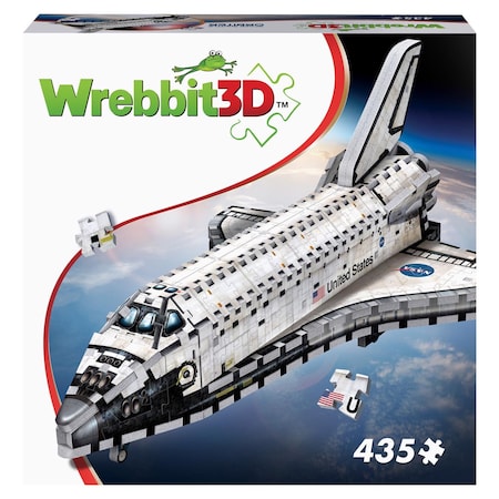 Wrebbit3D Space Shuttle Orbiter 3D Jigsaw Puzzle White 435 pc W3D-1008