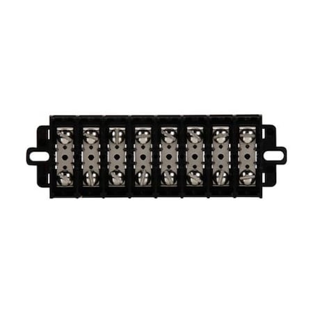 Eaton Bussmann BarrierTerminalStrip, 60A, 6AWGMax, 600V KU12-WNUV