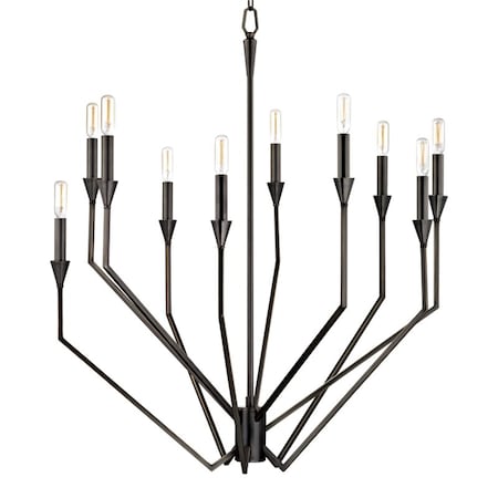 Hudson Valley Lighting Archie 10 Light Chandelier 30 In. Old Bronze 8510-OB