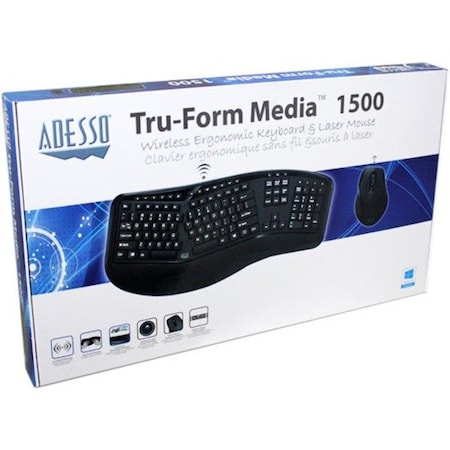 Adesso 2.4GHZ Ergo Kyb Laser Mouse WKB1500GB