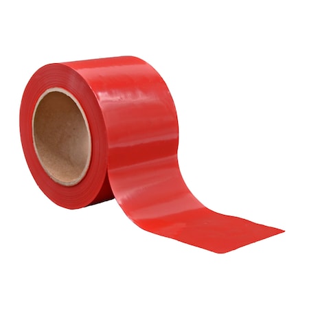 Wod Tape Barricade Tape, Red, 3 inch Wide x Polyethylene, 3 mil WOD BRC-RNP-03000-36-200-RED