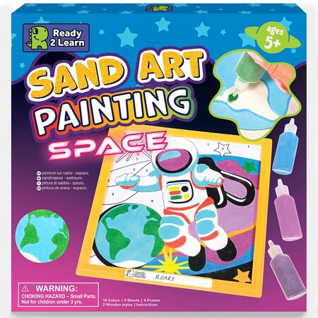 Ready 2 Learn Sand Art Painting, Space CE10198