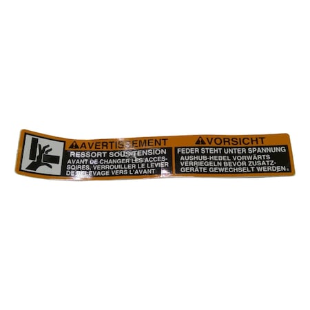 John Deere LABEL, JOHN DEERE OEM M113814 M113814