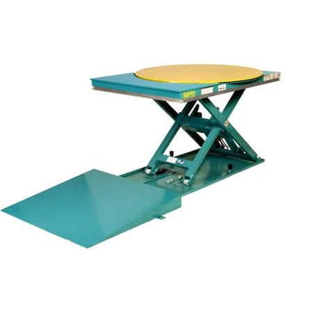 Ballymore Guardian Lift N Spin Scissor Table Foot Cntrl 40X55 2K Capacity BM-GLS-2K-35R-4055-F