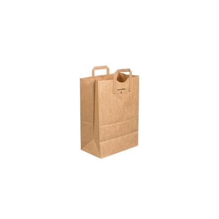 Bubblefast 300-12 x 7 x 17'' Flat Handle Grocery Bags, 300PK BFBGFH102U