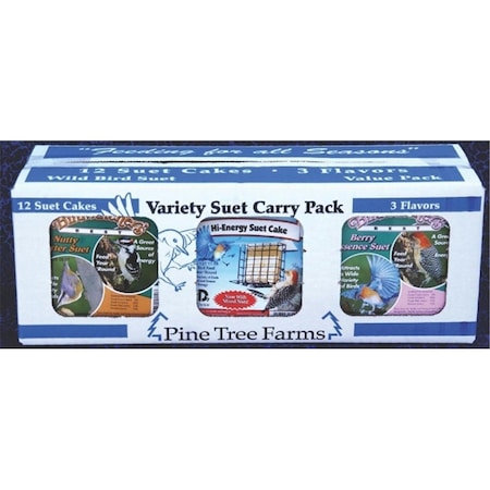 Pine Tree Farms - 3 Flavor Suet Pack- Assorted 12 Pack - VP6200, 12PK 389645