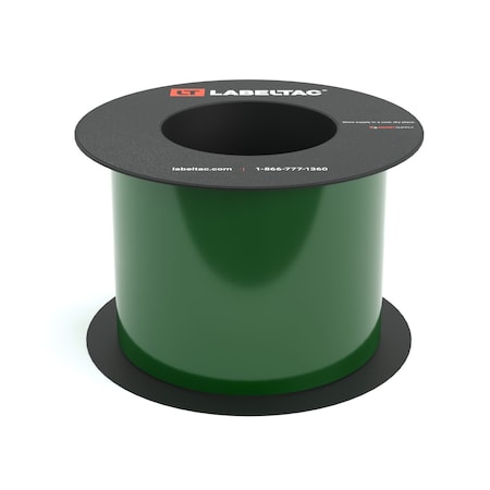 Labeltac Label Supply 4in x 75ft, Dark Green LT416-C
