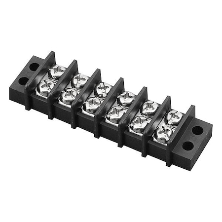 Ideal BarrierTerminalStrip, 20A, 14AWGMax, 300V 89-306